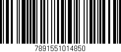 Código de barras (EAN, GTIN, SKU, ISBN): '7891551014850'
