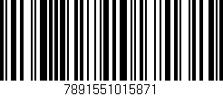 Código de barras (EAN, GTIN, SKU, ISBN): '7891551015871'