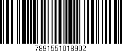 Código de barras (EAN, GTIN, SKU, ISBN): '7891551018902'