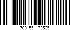 Código de barras (EAN, GTIN, SKU, ISBN): '7891551179535'
