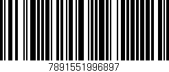 Código de barras (EAN, GTIN, SKU, ISBN): '7891551996897'
