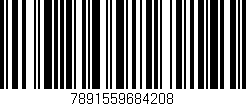 Código de barras (EAN, GTIN, SKU, ISBN): '7891559684208'