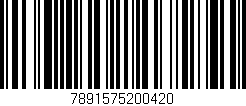Código de barras (EAN, GTIN, SKU, ISBN): '7891575200420'