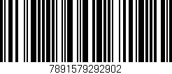Código de barras (EAN, GTIN, SKU, ISBN): '7891579292902'