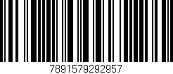 Código de barras (EAN, GTIN, SKU, ISBN): '7891579292957'