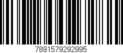 Código de barras (EAN, GTIN, SKU, ISBN): '7891579292995'