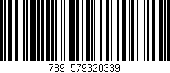 Código de barras (EAN, GTIN, SKU, ISBN): '7891579320339'