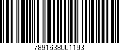Código de barras (EAN, GTIN, SKU, ISBN): '7891638001193'