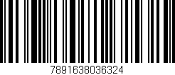 Código de barras (EAN, GTIN, SKU, ISBN): '7891638036324'