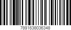 Código de barras (EAN, GTIN, SKU, ISBN): '7891638036348'