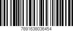 Código de barras (EAN, GTIN, SKU, ISBN): '7891638036454'