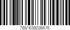 Código de barras (EAN, GTIN, SKU, ISBN): '7891638036676'