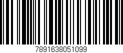 Código de barras (EAN, GTIN, SKU, ISBN): '7891638051099'