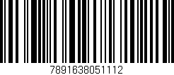 Código de barras (EAN, GTIN, SKU, ISBN): '7891638051112'