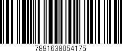 Código de barras (EAN, GTIN, SKU, ISBN): '7891638054175'