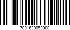 Código de barras (EAN, GTIN, SKU, ISBN): '7891638058388'