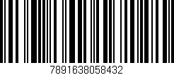 Código de barras (EAN, GTIN, SKU, ISBN): '7891638058432'