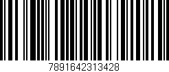 Código de barras (EAN, GTIN, SKU, ISBN): '7891642313428'