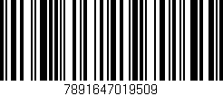Código de barras (EAN, GTIN, SKU, ISBN): '7891647019509'