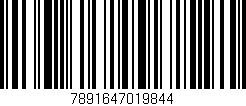 Código de barras (EAN, GTIN, SKU, ISBN): '7891647019844'