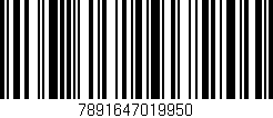 Código de barras (EAN, GTIN, SKU, ISBN): '7891647019950'