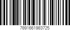 Código de barras (EAN, GTIN, SKU, ISBN): '7891661983725'