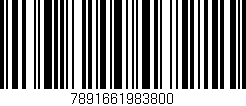 Código de barras (EAN, GTIN, SKU, ISBN): '7891661983800'