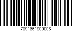 Código de barras (EAN, GTIN, SKU, ISBN): '7891661983886'