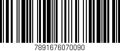 Código de barras (EAN, GTIN, SKU, ISBN): '7891676070090'