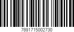 Código de barras (EAN, GTIN, SKU, ISBN): '7891715002730'