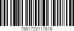 Código de barras (EAN, GTIN, SKU, ISBN): '7891720117818'