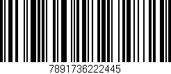 Código de barras (EAN, GTIN, SKU, ISBN): '7891736222445'