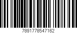 Código de barras (EAN, GTIN, SKU, ISBN): '7891778547162'