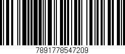 Código de barras (EAN, GTIN, SKU, ISBN): '7891778547209'