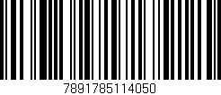 Código de barras (EAN, GTIN, SKU, ISBN): '7891785114050'