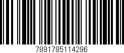 Código de barras (EAN, GTIN, SKU, ISBN): '7891785114296'