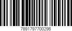 Código de barras (EAN, GTIN, SKU, ISBN): '7891797700296'