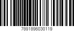Código de barras (EAN, GTIN, SKU, ISBN): '7891896030119'