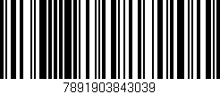 Código de barras (EAN, GTIN, SKU, ISBN): '7891903843039'