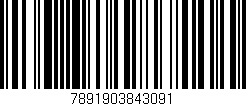 Código de barras (EAN, GTIN, SKU, ISBN): '7891903843091'
