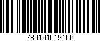 Código de barras (EAN, GTIN, SKU, ISBN): '789191019106'