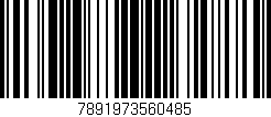 Código de barras (EAN, GTIN, SKU, ISBN): '7891973560485'