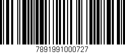 Código de barras (EAN, GTIN, SKU, ISBN): '7891991000727'