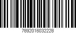 Código de barras (EAN, GTIN, SKU, ISBN): '7892016032228'