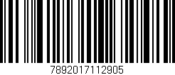 Código de barras (EAN, GTIN, SKU, ISBN): '7892017112905'