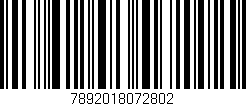Código de barras (EAN, GTIN, SKU, ISBN): '7892018072802'