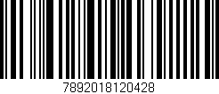 Código de barras (EAN, GTIN, SKU, ISBN): '7892018120428'
