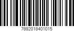 Código de barras (EAN, GTIN, SKU, ISBN): '7892018401015'