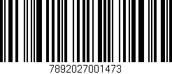 Código de barras (EAN, GTIN, SKU, ISBN): '7892027001473'