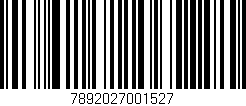 Código de barras (EAN, GTIN, SKU, ISBN): '7892027001527'